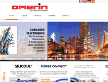 Tablet Screenshot of groupe-omerin.com